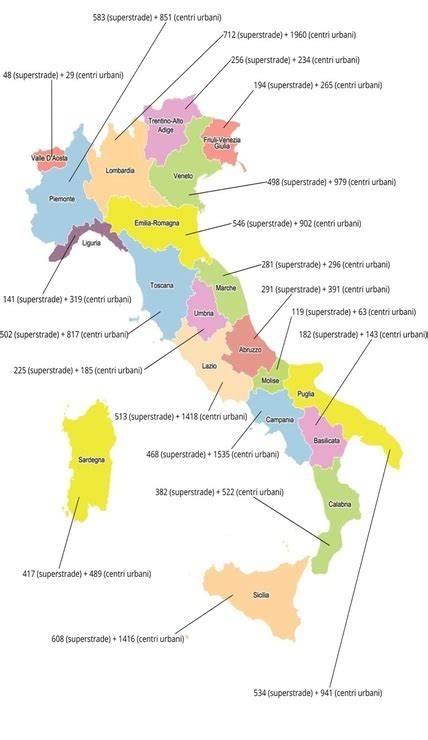 Mappa dell'Italia con indicati i principali centri urbani vicini all'atelier di Stefano Blandaleone