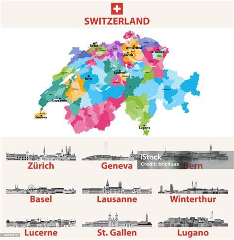 Mappa della Svizzera con indicatori di nuzialità regionali