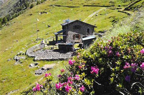Rifugio di montagna con vista panoramica