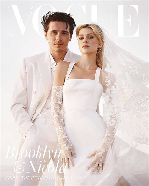 Brooklyn Beckham e Nicola Peltz in abiti da sposa