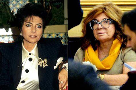 Patrizia Reggiani in tribunale negli anni '90