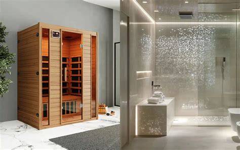 Interno della SPA di Cascina Scova con sauna e bagno turco