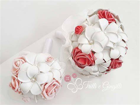 Mini bouquet per damigella bambina, replica tenue del bouquet sposa