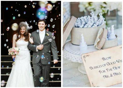 Decorazione matrimonio con bolle di sapone