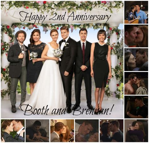 Promotional image for the wedding of Booth and Brennan