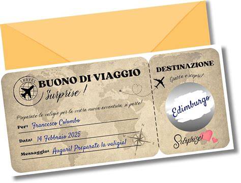 Biglietto di auguri con IBAN per viaggio di nozze