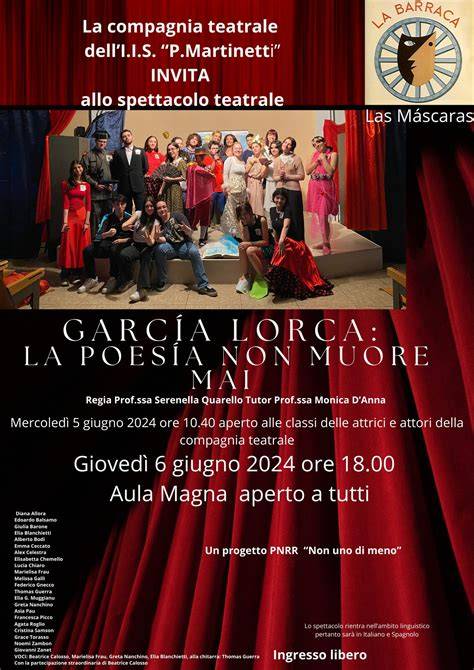 Locandina spettacolo teatrale