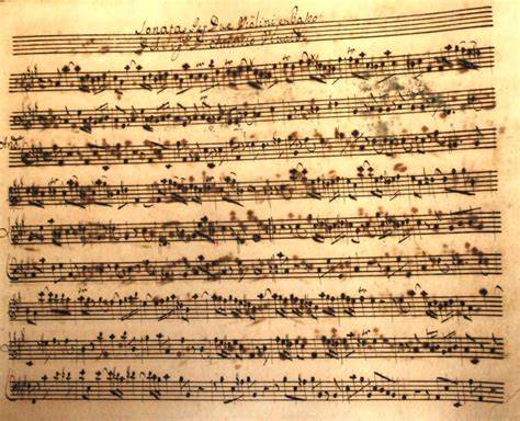Partitura musicale antica