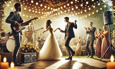 Coppia che sceglie la musica per il matrimonio