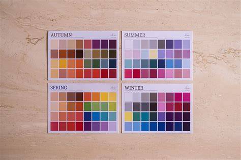 Palette di colori per abiti da damigella in base alle stagioni