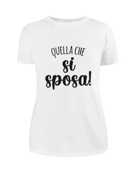 Esempi di magliette con scritte spiritose per la sposa