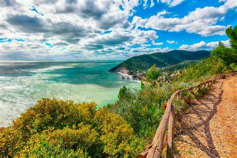 Mappa del Parco Nazionale del Gargano con evidenziata Baia delle Zagare