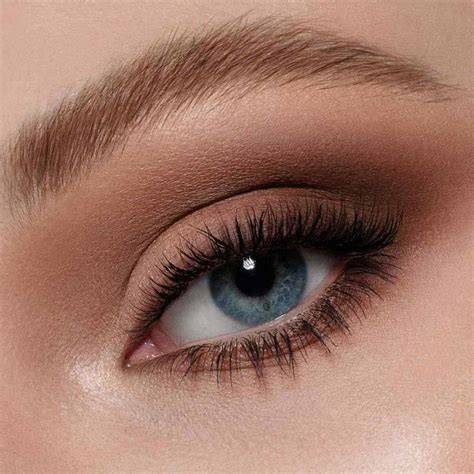 Trucco marrone con dettagli luminosi