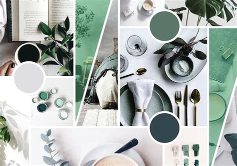 Esempio di moodboard per la progettazione grafica di partecipazioni