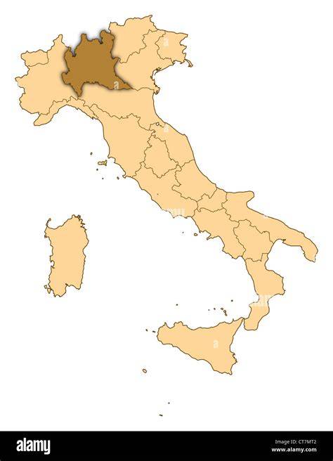 Mappa della Valsabbia con evidenziata la zona di Vestone