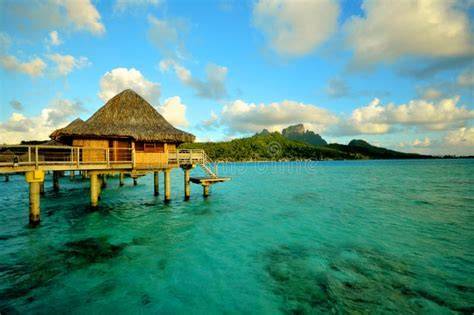 Bungalow sull'acqua a Bora Bora