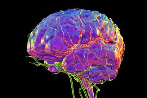 Radiografia con evidenziata un'ombra cerebrale