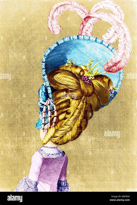 Acconciatura elaborata tipica dell'epoca