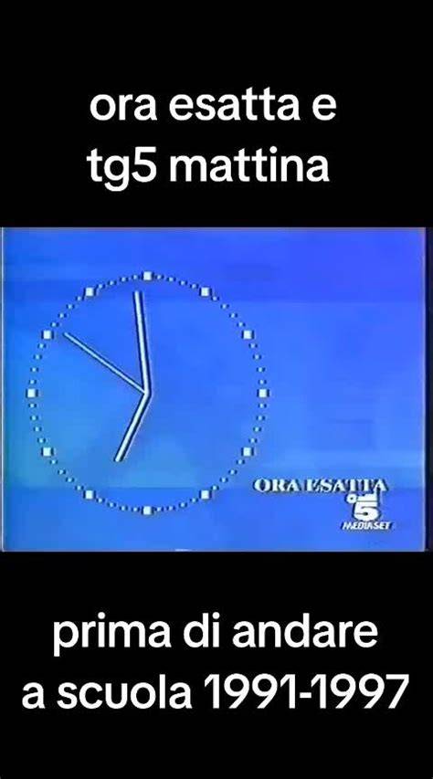 Immagine iconica del Tg5 degli anni '90
