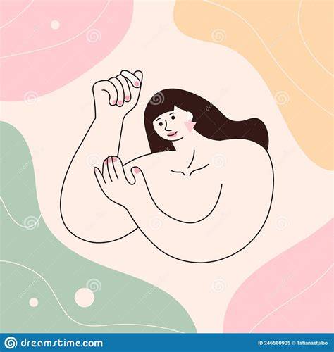 Esempio di adesivo con disegno di donna nuda
