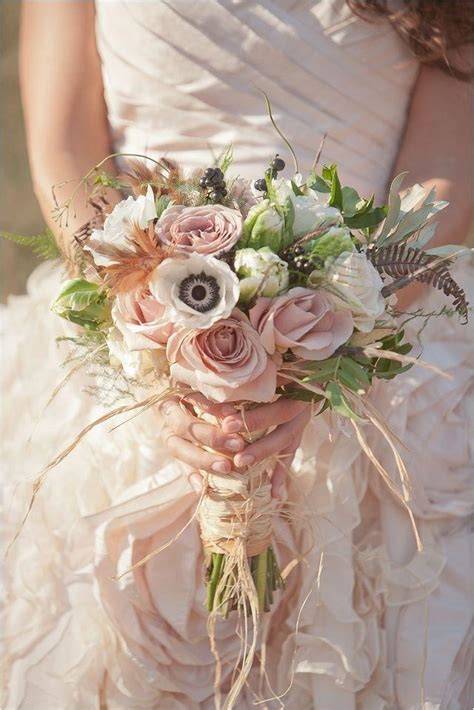 Esempi di bouquet da sposa shabby chic