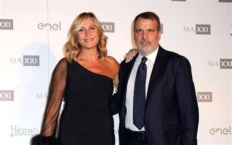 Myrta Merlino e Marco Tardelli in un momento di relax