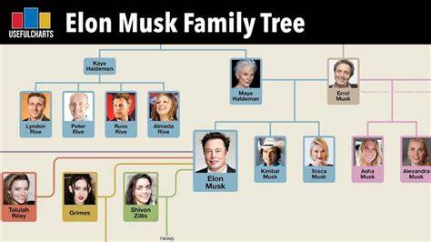 Albero genealogico di Elon Musk