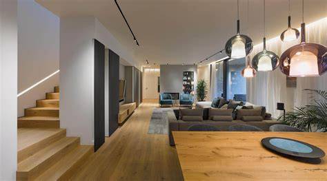 Interni di una casa arredati con stile
