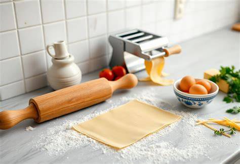 Preparazione pasta fresca fatta in casa