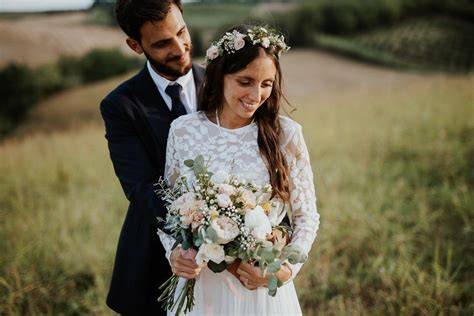 coroncina di fiori per sposa
