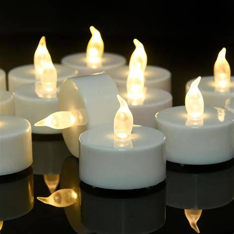 Candele e luci soffuse per ricevimento