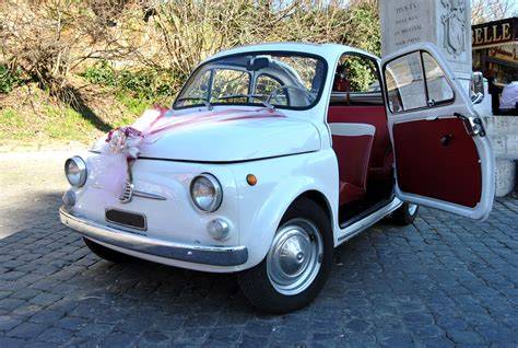 Fiat 500 d'epoca per matrimoni