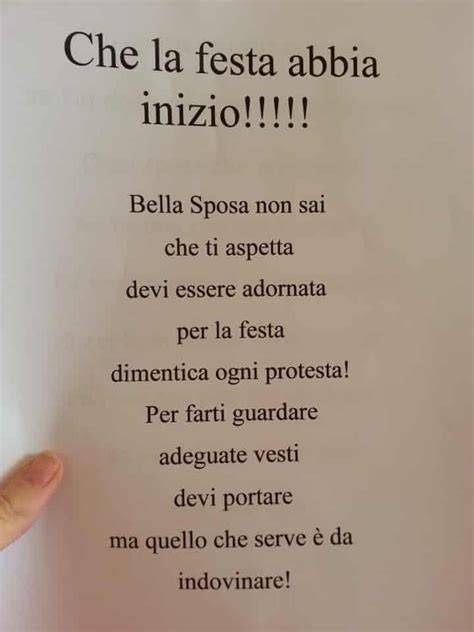 schema idee frasi addio al nubilato