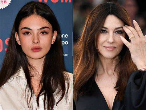 Monica Bellucci e Vincent Cassel con le figlie