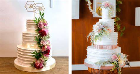 Diverse tipologie di torte nuziali a più piani