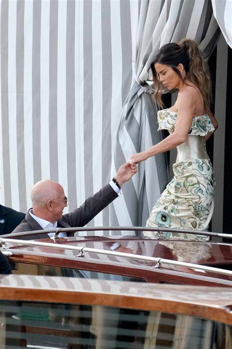 Jeff Bezos e Lauren Sánchez all'Aman Venice