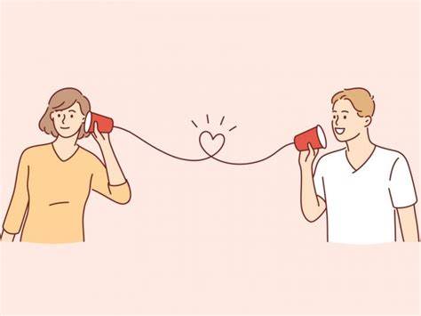 Illustrazione che rappresenta la comunicazione di coppia