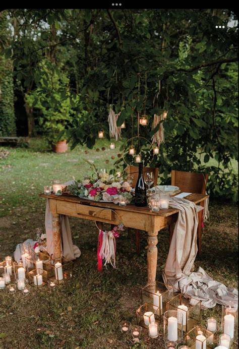 Esempio di allestimento tavolo matrimonio boho-chic