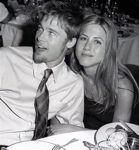 Jennifer Aniston e Brad Pitt al matrimonio