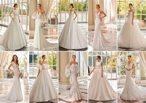 Diverse silhouette di abiti da sposa