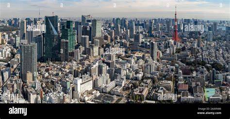 Vista panoramica di Tokyo dalla Tokyo Tower