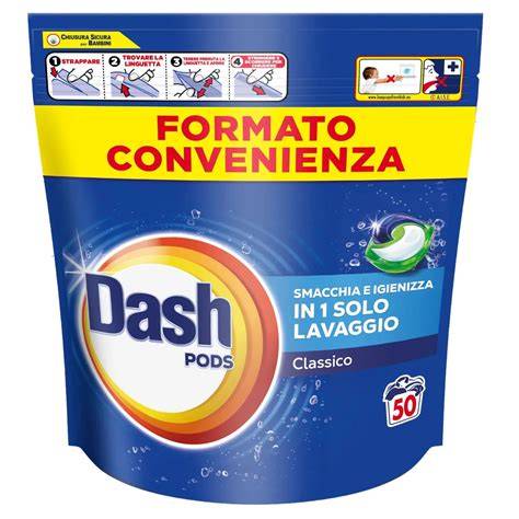 Storia del packaging dei detersivi Dash