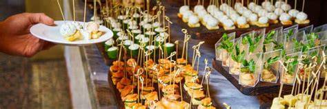 Esempi di finger food per buffet matrimonio