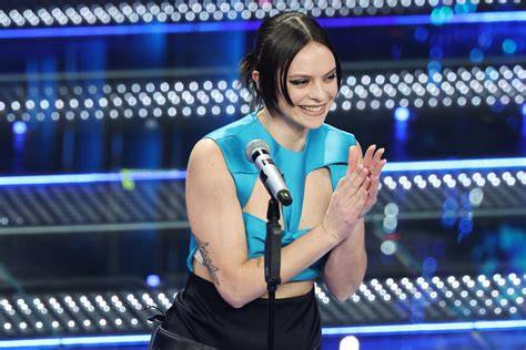 Francesca Michielin sul palco di Sanremo