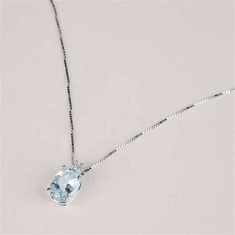 Collana con acquamarina