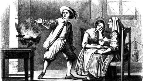 Illustrazione di F. Gonin: Renzo minaccia il curato