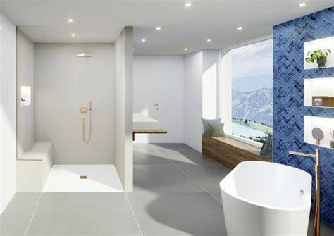 Esempi di design bagno con elementi wedi