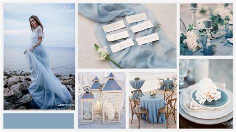Palette colori matrimonio a tema mare