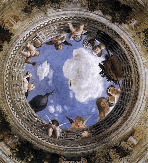 L'oculo nella volta della Camera degli Sposi