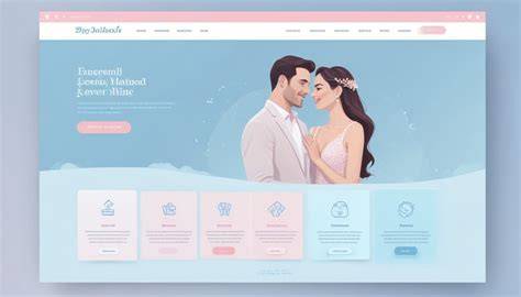 Interfaccia sito web per lista nozze